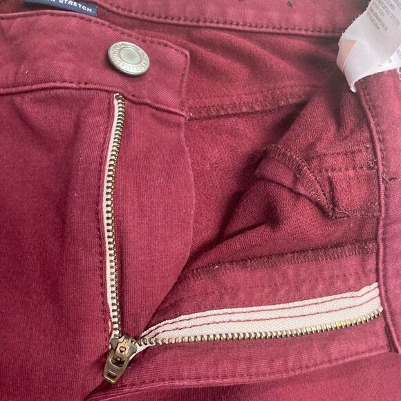 AMERICAN‎ EAGLE OUTFITTERS Jegging Jeans Super Stretch Size 8 Wine - Picture 8 of 10